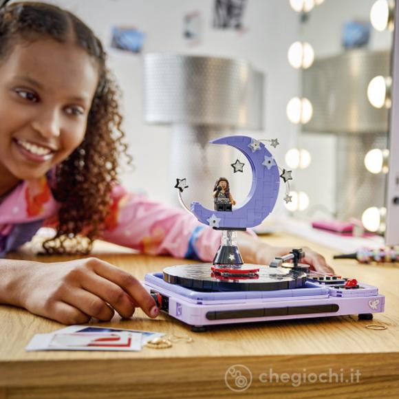 LEGO Editions 43029 La Mezzaluna del Concerto di Olivia Rodrigo, Kit con Giradischi, Vinile e Minifigure, Regalo da 14+ Anni