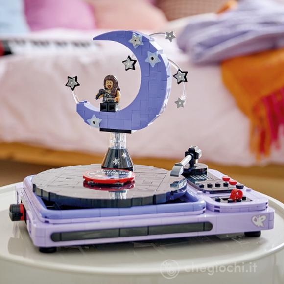 LEGO Editions 43029 La Mezzaluna del Concerto di Olivia Rodrigo, Kit con Giradischi, Vinile e Minifigure, Regalo da 14+ Anni