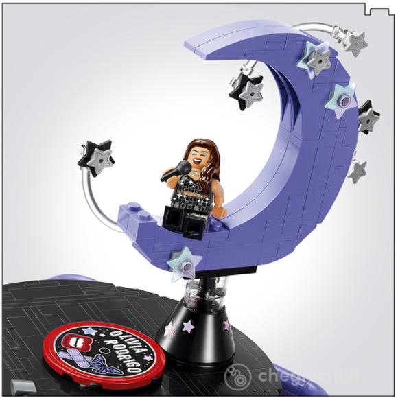 LEGO Editions 43029 La Mezzaluna del Concerto di Olivia Rodrigo, Kit con Giradischi, Vinile e Minifigure, Regalo da 14+ Anni