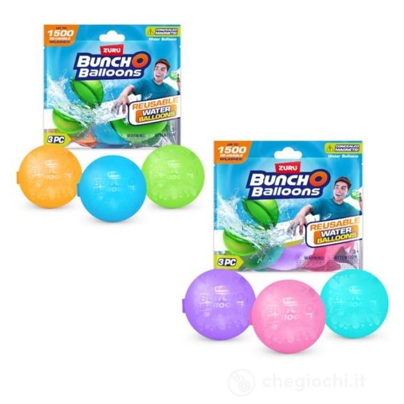 Bombe ad Acqua Riutilizzabili 3 pz