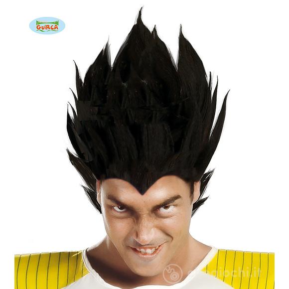 Parrucca Nera Corta Uomo Guerriero Buono (4970)