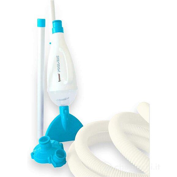 Kit Pulizia Piscine Manuale con Asta Tubo ed aspiratore