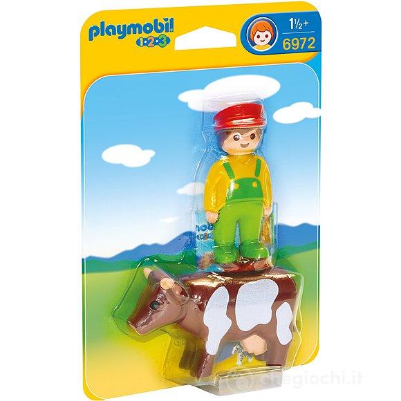 Contadino e mucche 6972