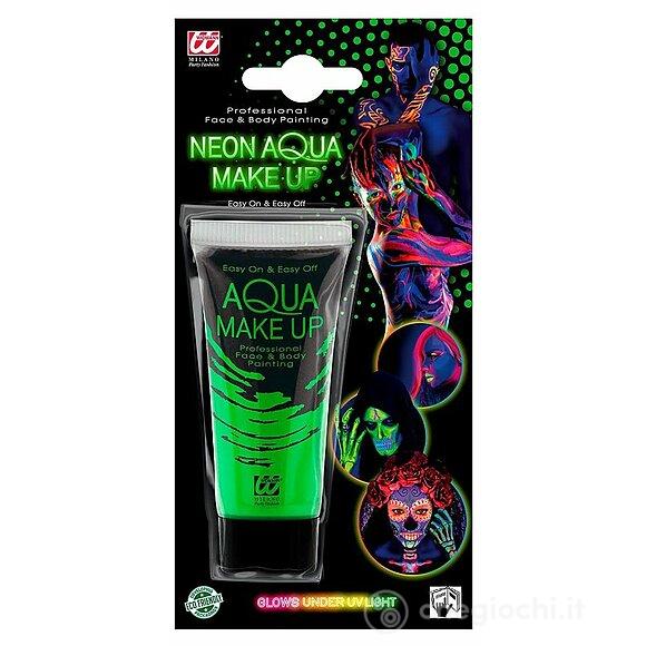 Aqua Make-Up Verde Fluorescente In Tubo 30 Ml (09972)