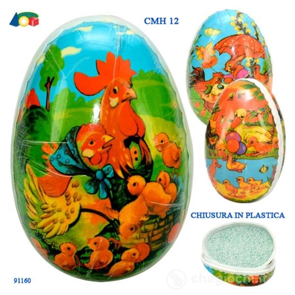 Uovo Contenitore di Carta 12 cm Aperto (91160)