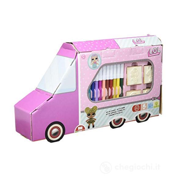 Coloring Bus Timbri e Pennarelli - L.O.L. Surprise (65980)