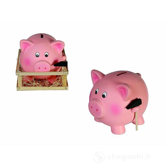 Salvadanaio maiale con martello (78-4011)