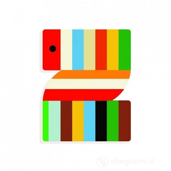 Z - Lettera in legno (colore assortito) (DD04985)