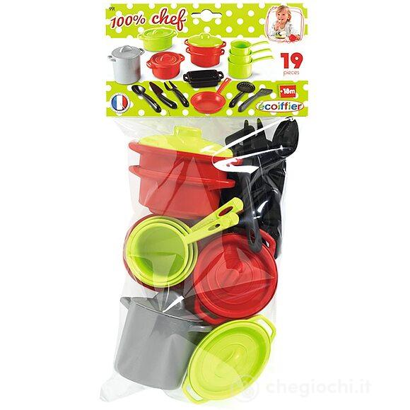 100% Chef Accessori cucina in sacchetto 19 pz (7600000991)