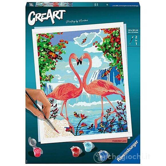 CreArt Serie Trend C - Fenicotteri innamorati (28991)