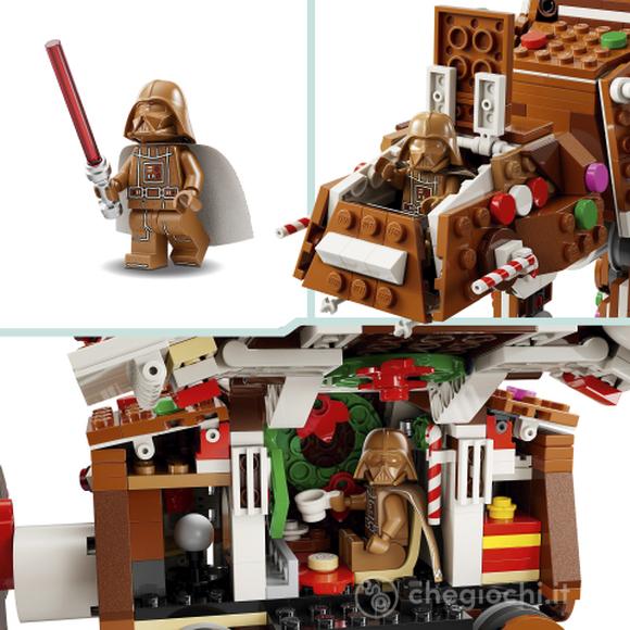 LEGO Star Wars 40806 Walker AT-AT Pan di Zenzero, Gioco di Natale con Minifigure di Darth Vader, Regalo Natalizio Bambini 10+